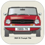 Triumph TR6 1969-76 (wire wheels) Coaster 1